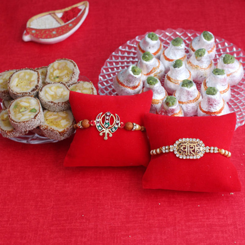 Send the Trendy Rakhi Hamper to your brother