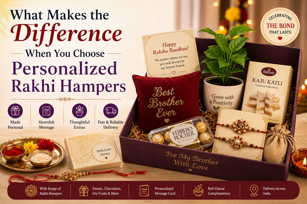 What Makes the Difference When You Choose Personalized Rakhi Hampers