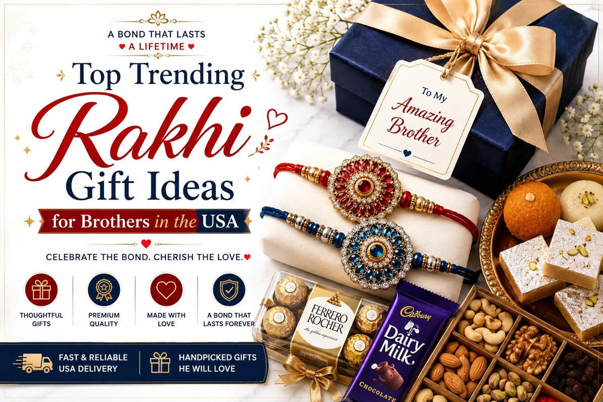 Top Trending Rakhi Gift Ideas for Brothers in the USA This Raksha Bandhan 