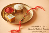 Post Rakhi to USA - Beautiful Rakhi Gift Hamper for Brother Delivered with Love 