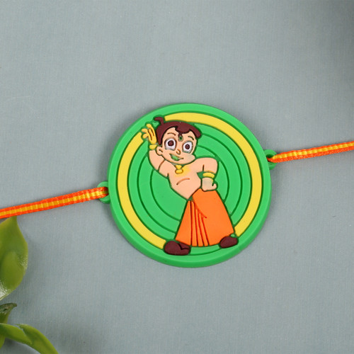 Dancing Chota Bheem Kids Rakhi - For UK