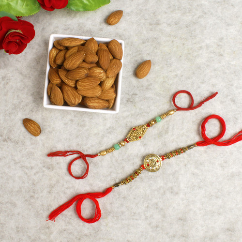 Pious 2 Rakhi with Dry fruits - For Europe