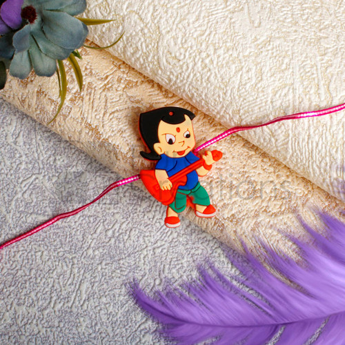 Funny Chota Bheem Kids Rakhi - For USA