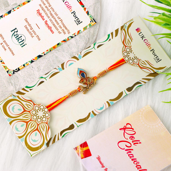 Auspicious Aum Rakhi - For USA