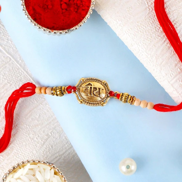 Veera Designer Rakhi - For UK