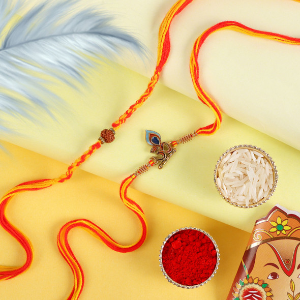 Ethnic Rakhi Set - For UK