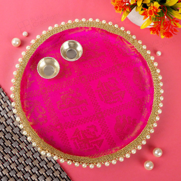 Festival Designer Puja Thali  - For UK