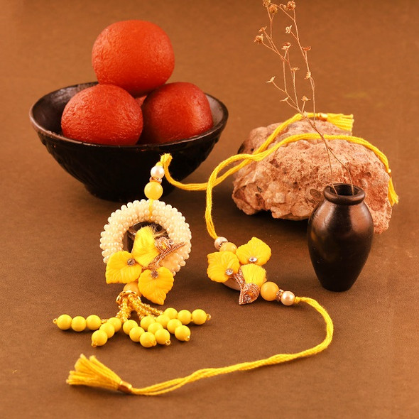 Bhaiya Bhabhi Rakhi with Gulab Jamun - For Australia