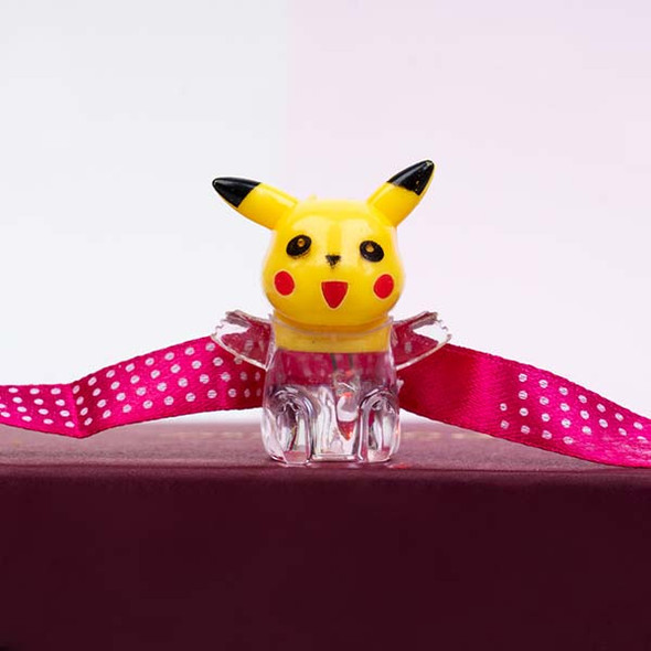 Pikachu Rakhi with Dairy Milk Silk Chocolate - For INDIA