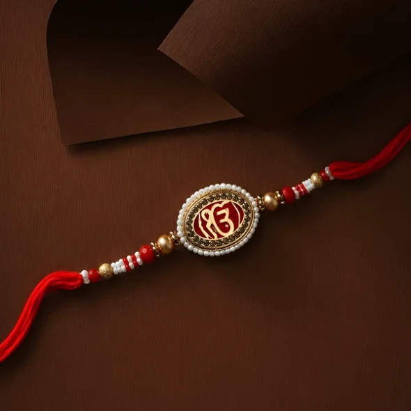 Sacred Khanda Rakhi Sweet Combo - For UK