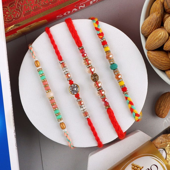 Raksha Bandhan Family Rakhi Set Hamper - For Canada