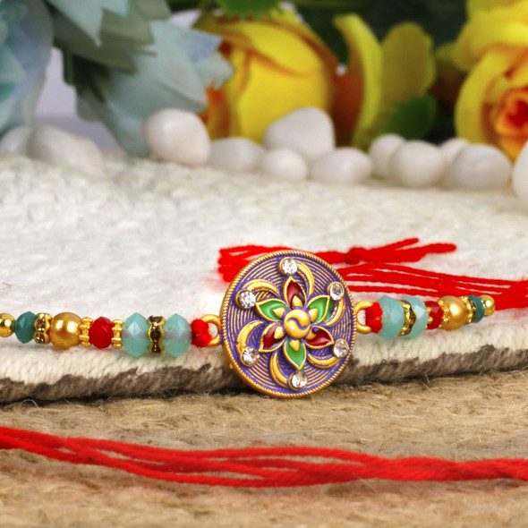 Designer Brother Rakhi - For Canada