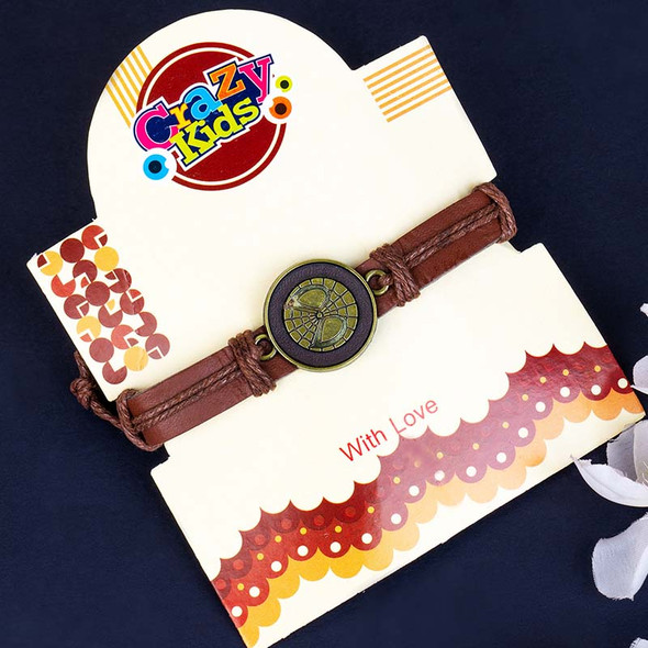 Spiderman Rakhi with Rakhi Message Card and Mug Gift Pack - For INDIA