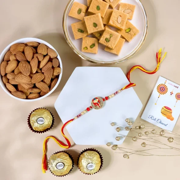 Sacred Ganesha Rakhi Celebration Pack - For UK