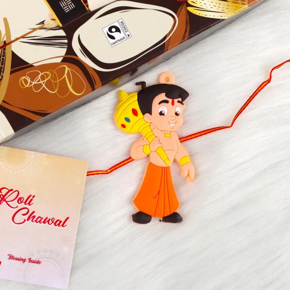 Chota Bheem Rakhi & Signature Collection Chocolate - For UK