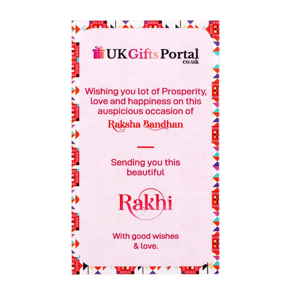 Resplendent Rakhis with Motichoor - For Australia