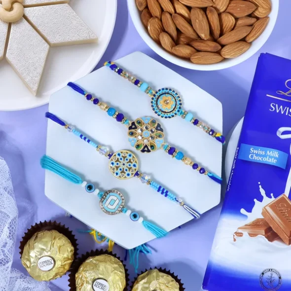 Bond of Sibling Love Rakhi Gift Hamper - For UK
