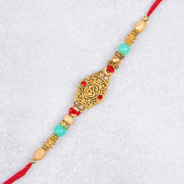 Aum Designer Rakhi - For Singapore