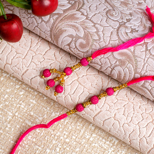 Stunning Bhaiya Bhabhi Rakhi - For Singapore