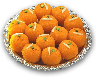 Haldiram Motichoor Ladoo Sweet 300 GM