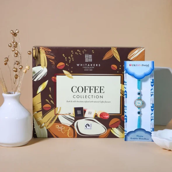 Evil Eye Rakhi Set & Signature Collcetion 26 Pcs Chocolate - For UK