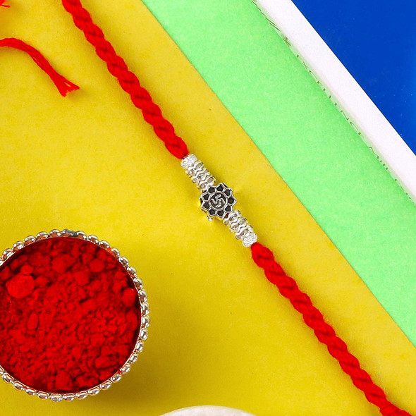 Beauteous Rakhi with Chocolate - For UK