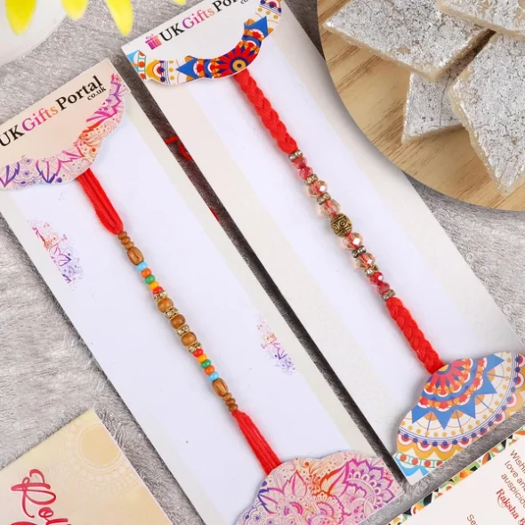 Magnificent Rakhi with Kaju Katli - For Australia