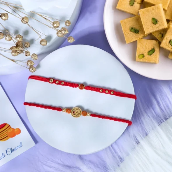 Auspicious Rakhi Sweet Combo - For Europe