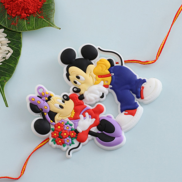 Micky Mouse Cartoon Kids Rakhi - For USA
