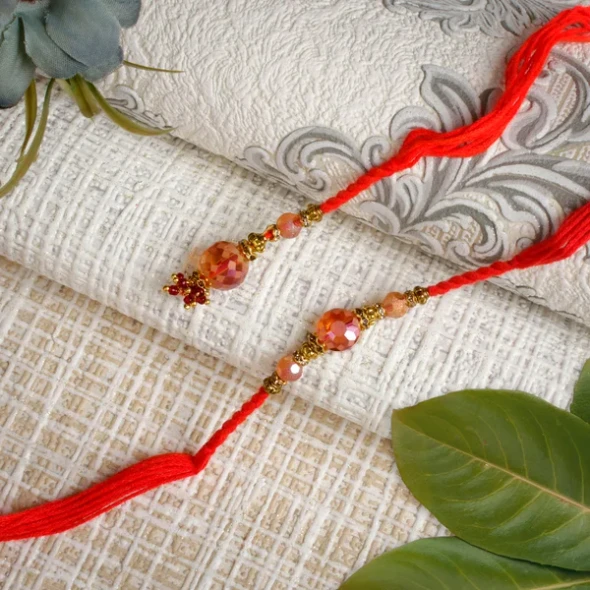 Designer Bhaiya Bhabhi Rakhi - For USA