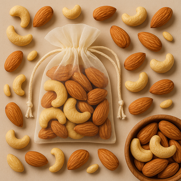 Mixed Dry Fruit Nuts 100 GMs (Almond & Cashew)