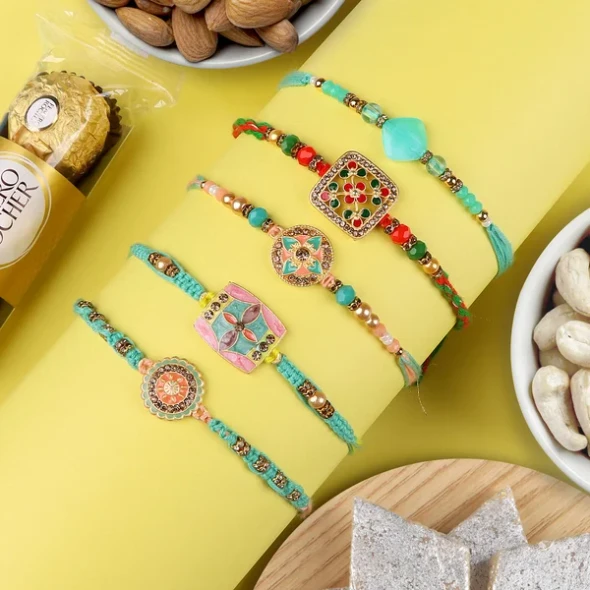 Fascinating 5 Rakhi Gift Combos - For USA