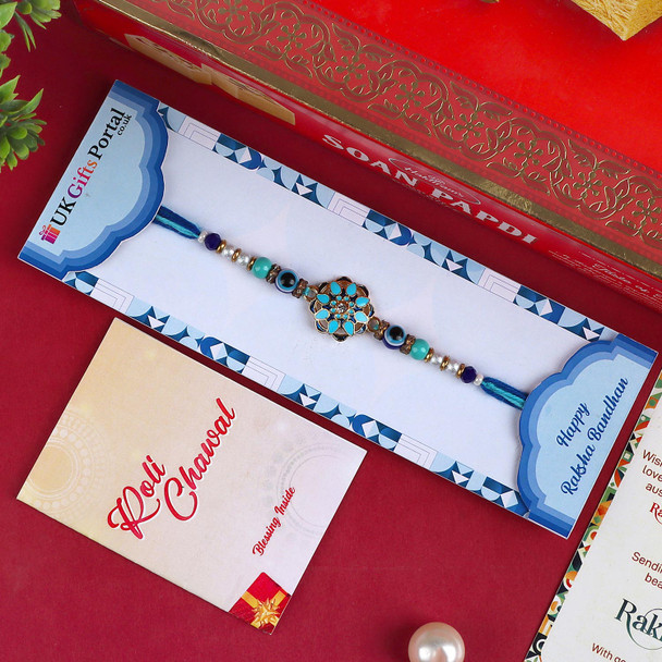 Designer Rakhi & Soan Papdi - For USA