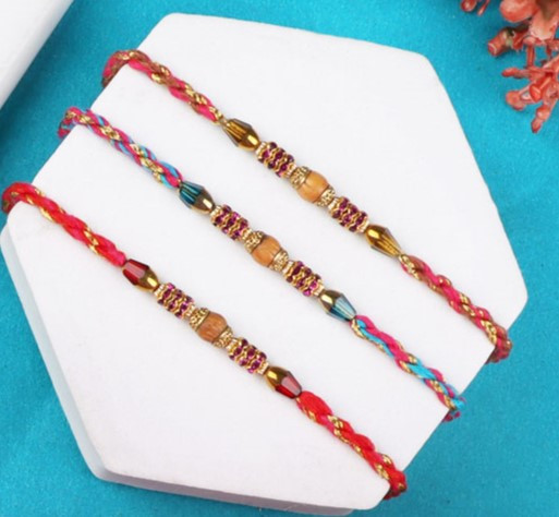 Ethnic Family Rakhi Set Hamper - For Europe