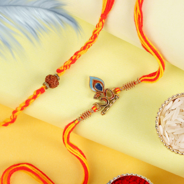 Ethnic Rakhi Set - For UK