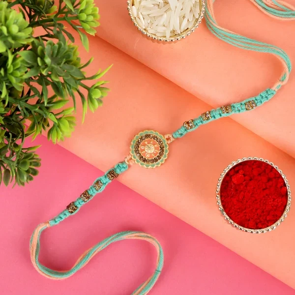 Beauteous Designer Rakhi - For UK