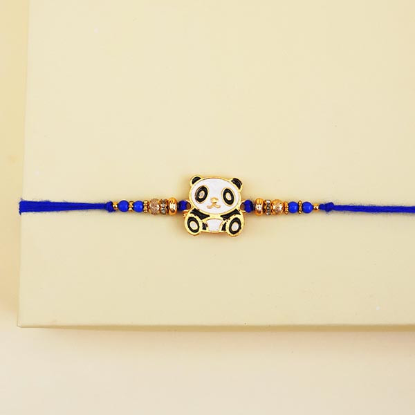 Adorable Panda Rakhi with Chocolates for Kids - For INDIA