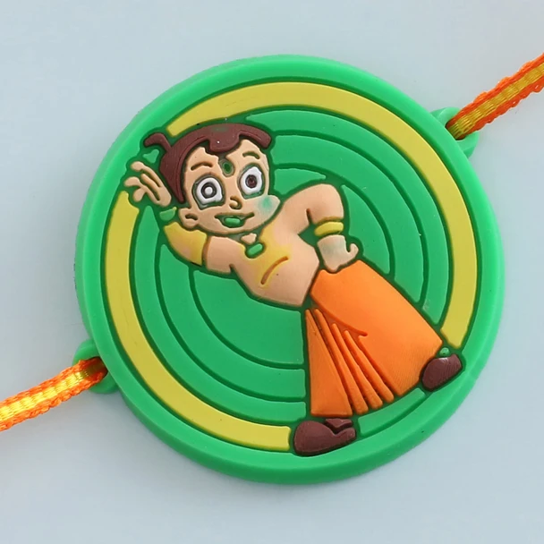Chota Bheem Rakhi with Almonds - For UK