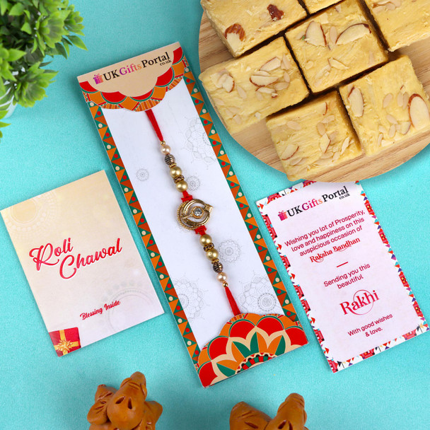 Khanda Rakhi with Soan Papdi - For Australia