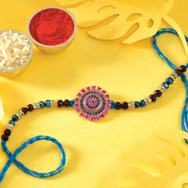 Alluring Rakhi with Chocolates - For AUSTRALIA