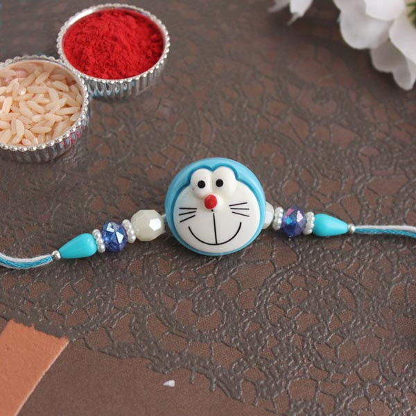Doraemon Rakhi for Kids - For INDIA