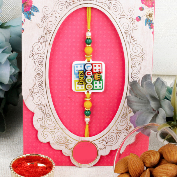 Kids Ludo King Rakhi n Almond - For Europe