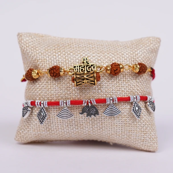 Premium Rakhi Duo with Bournville Chocolates- For INDIA