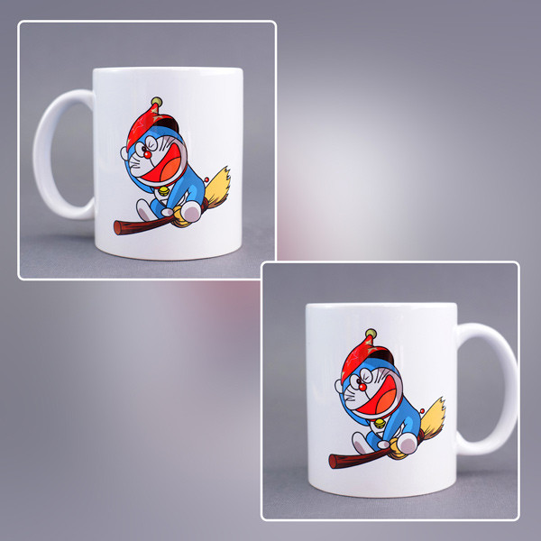 Doraemon Band Rakhi with Lights N Mug Combo - For INDIA