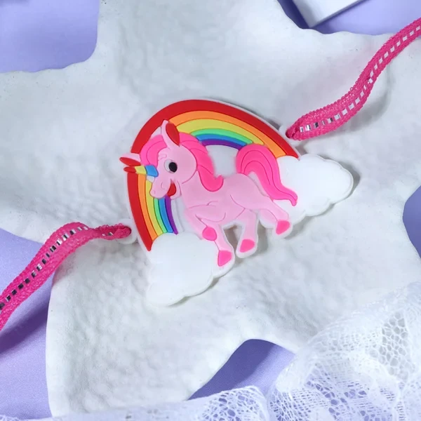 Unicorn Rainbow Kids Rakhi - For UK