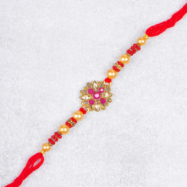 Designer Rakhi with Almond - For Singapore