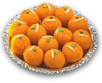 Haldiram Motichoor Ladoo Sweet 300 GM