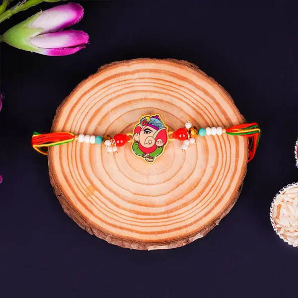 Ganesha Rakhi for Kids - For INDIA