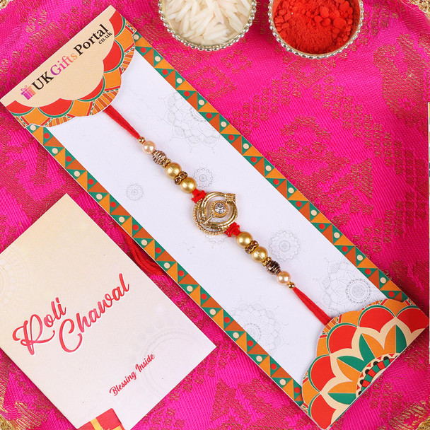 Khanda Rakhi with Puja Thali - For UK