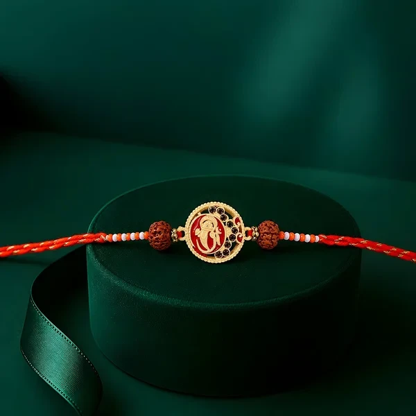 Auspicious Ganesha Rakhi - For UK